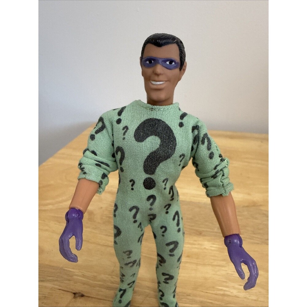 Mego Riddler Action Figure Type 2 DC Superhero Villain 1974 Vintage